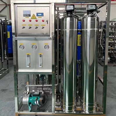 0.5 tonnes d'installation d'osmose inverse à deux réservoirs à un étage pour l'eau potable