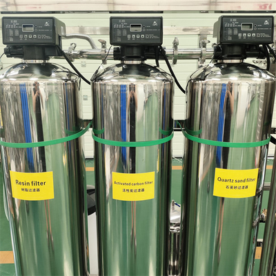 1 tonne d'équipement d'osmose inverse unipolaire pour la purification des eaux minérales pures