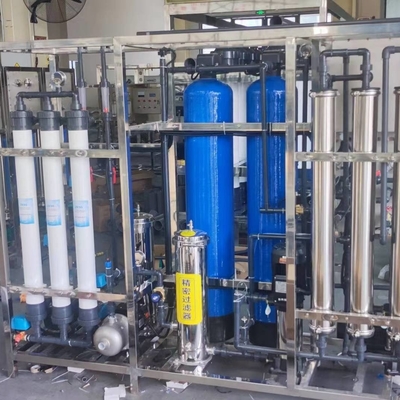 Trois boîtes d'eau potable pure équipement d'osmose inverse bipolaire à double étage