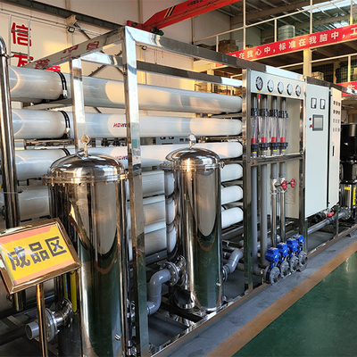 Économie d'énergie 30 tonnes/heure Système de traitement de l'eau par osmose inverse à double étage - Solution industrielle d'eau purifiée