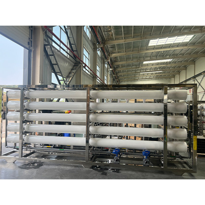 Équipement de purification de l'eau par osmose inverse à double étage de 8 t/h